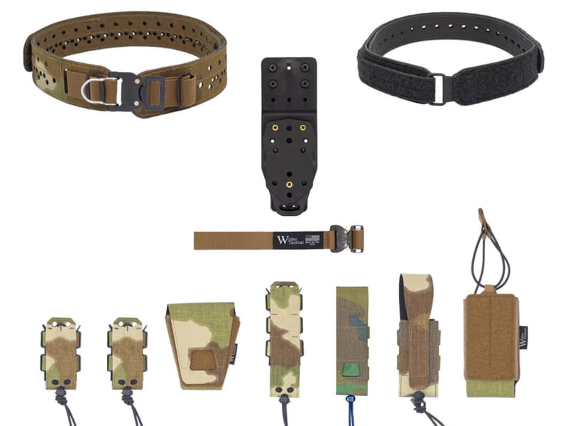 Wilder Tactical HITMAN Gear Charlie LE Belt Package MHP Adapter Plate D-Ring Cobra ProStyle Buckle Nemesis Woodland XS-LG 26-40 HMGCHLEPNEM07