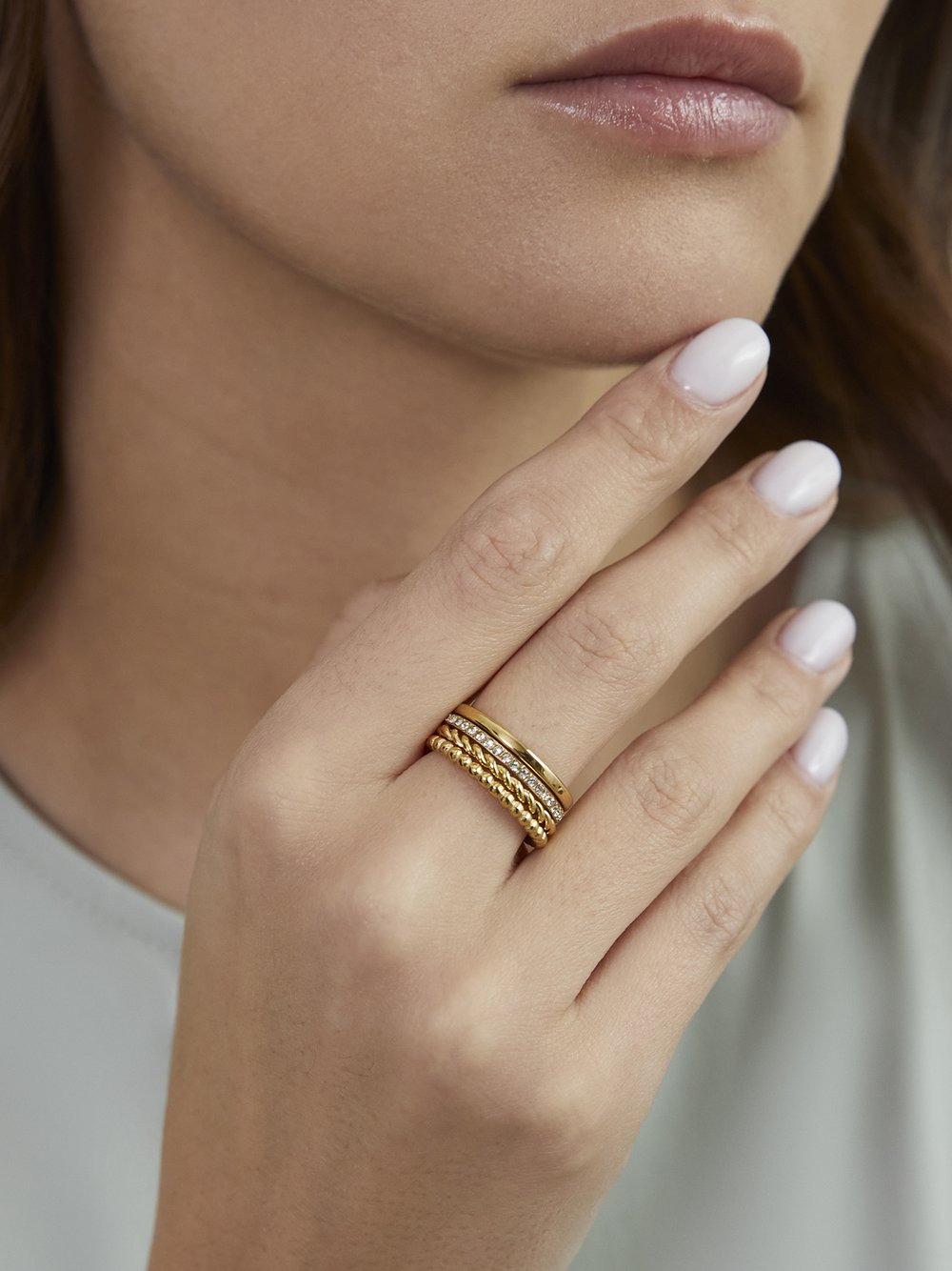 s.Oliver Ring Damen gold, 54 Image