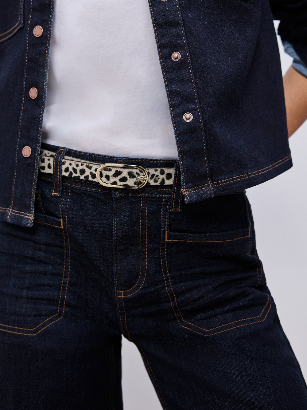 Street One Ledergürtel Damen schwarz, 85 Image