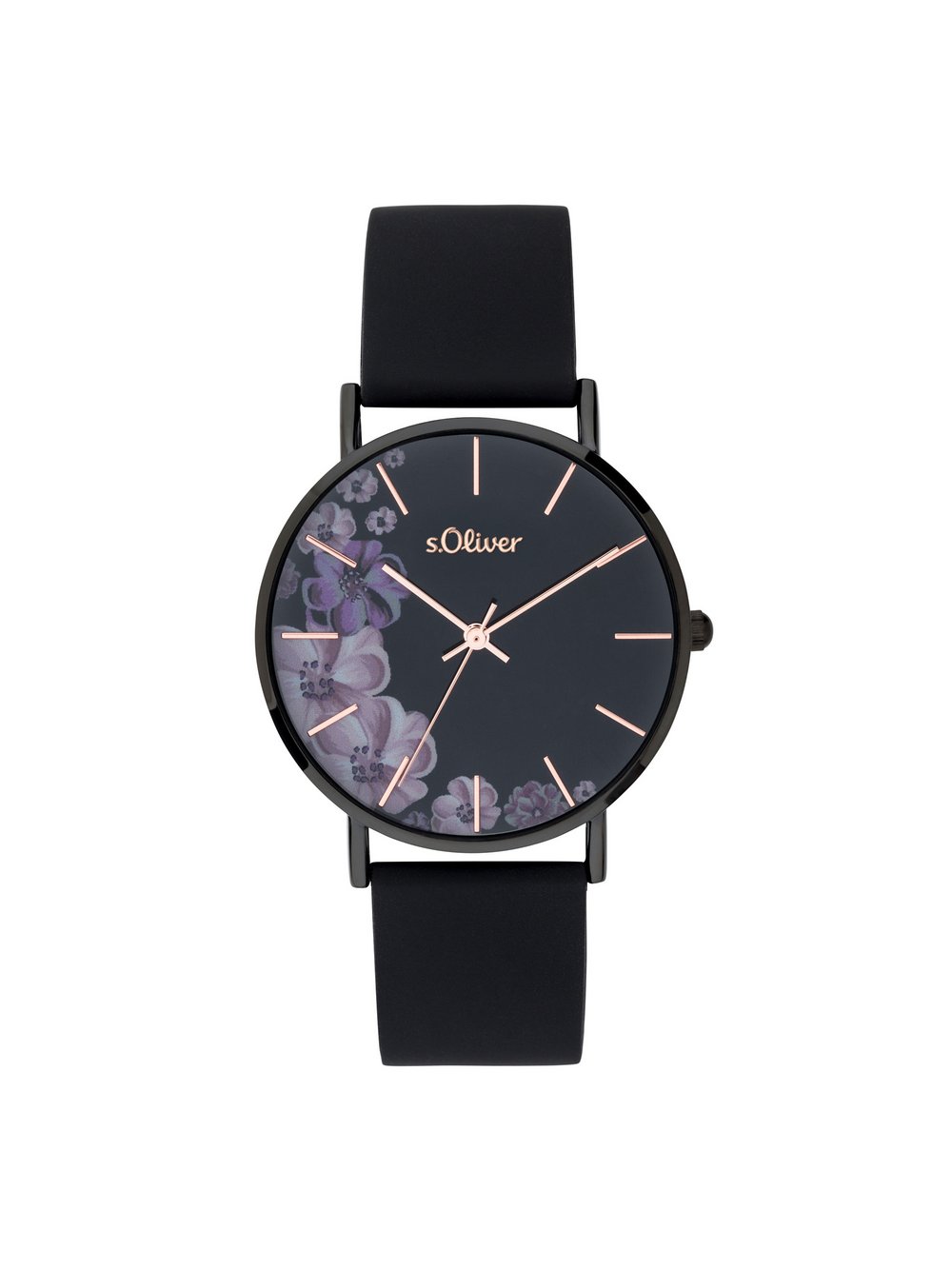 s.Oliver Armbanduhr Damen schwarz, ONE SIZE Image