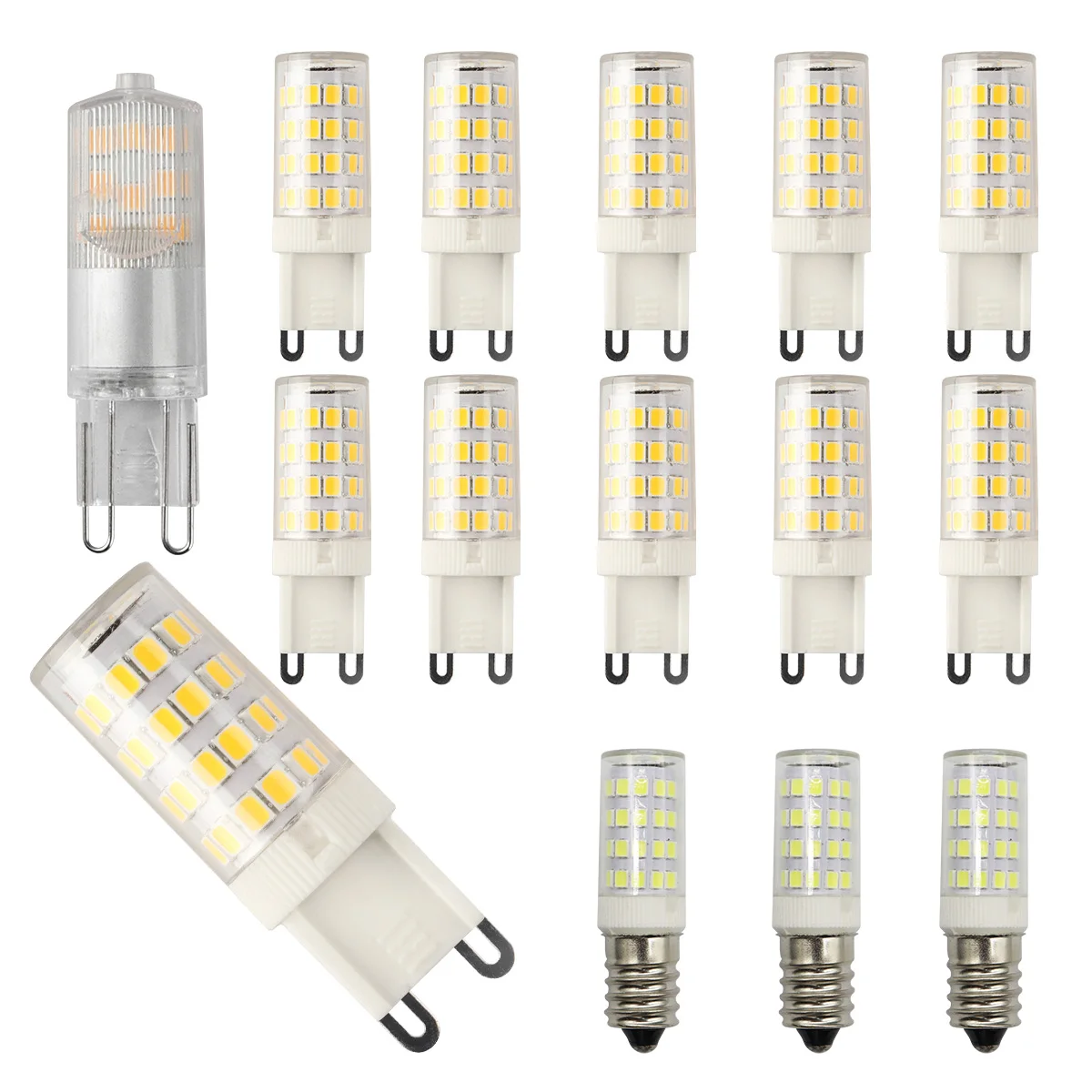 2 Stück G9 LED-Lampe 2,5W 3W 5W AC 220V 230V G9 E14 LED-Lampe LED-Maiskolben-Glühbirne SMD 2835 LED G9-Licht Ersatz für 30W Halogenlampe