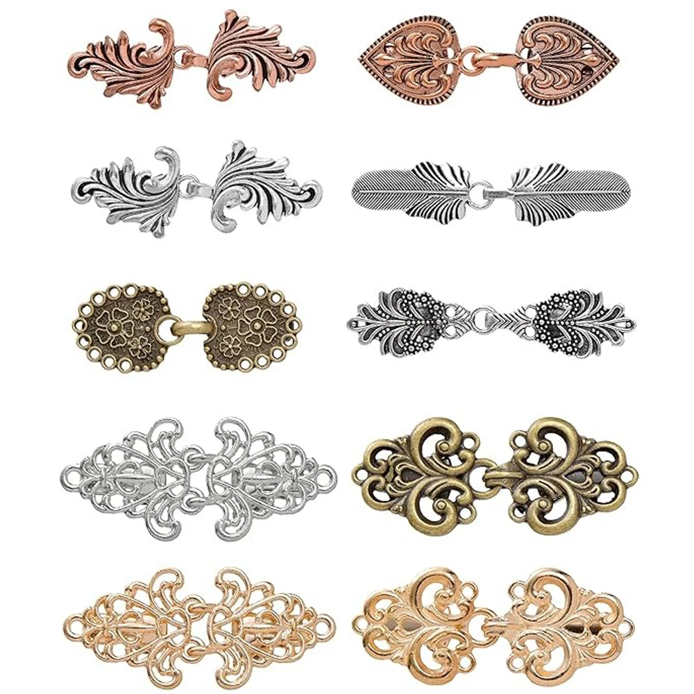 Vintage Pullover Clip Cape Umhang Clips Retro Strickjacke Verschluss Schal Kragen Verschluss Kleid Hemd Brosche für Cape Umhang Schal Clip Image