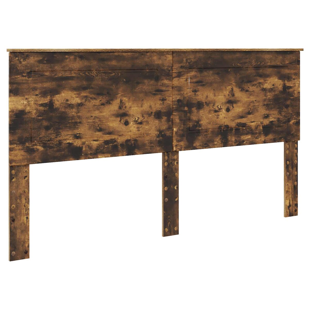vidaXL Kopfteil Geräucherte Eiche 200 cm Holzwerkstoff Image