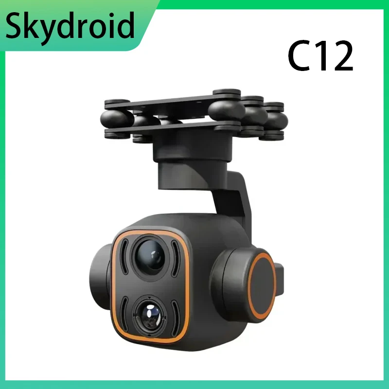 SkyCityFPV Skydroid C12 Wärmebildkamera & 2K HD-Kamera mit Dynamischer Verfolgung und Drei-Achsen-Gimbal Image