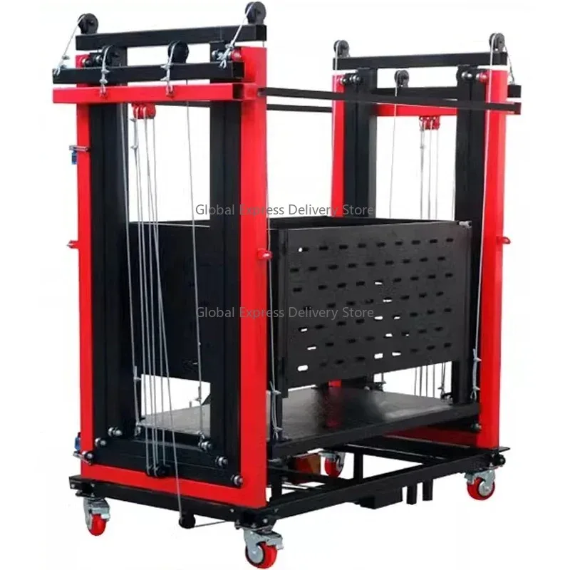Schwerlast-Elektrogerüst, faltbar, für Baustellen, ferngesteuerter Hebezug für Innen- und Außendekoration, mobiles Heben Image