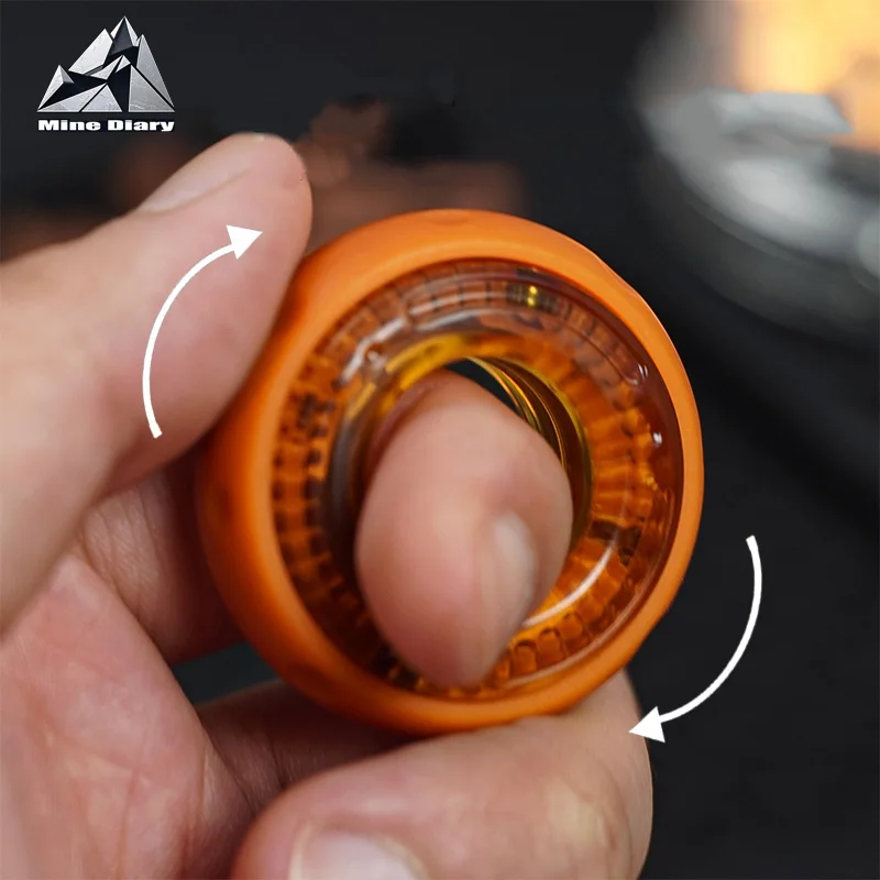Mechanischer Ratschenring EDC Fidget Spinner verbessert den Fokus und entspannt Fingerspitzenspielzeug Erwachsene Mode Lässige Fingerspitzenschieber Image