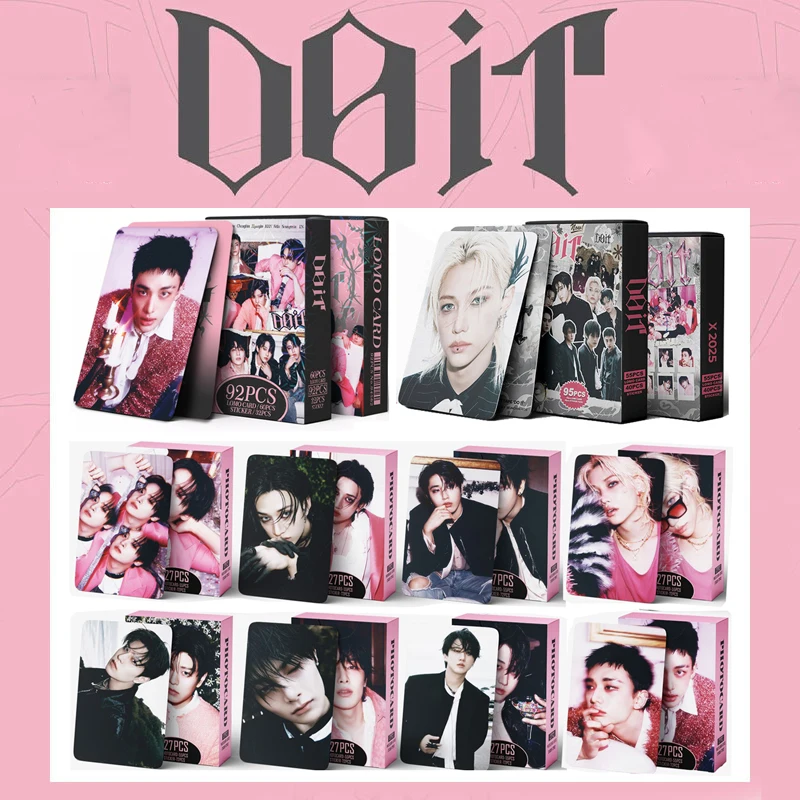 KPOP Idol DO IT Merch Fotokartenalbum Lomo Karten BANGCHAN HYUNJIN FELIX Fotobuch Sammlungskarte Poster Postkarte Fotos Geschenk Image