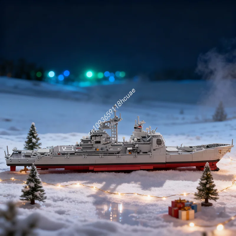 3742 Teile MOC Ticonderoga-Klasse Kreuzer Creator Expert Modellbausatz Architektur-Spielzeug Kreatives Weihnachtsgeschenk Bildung Image