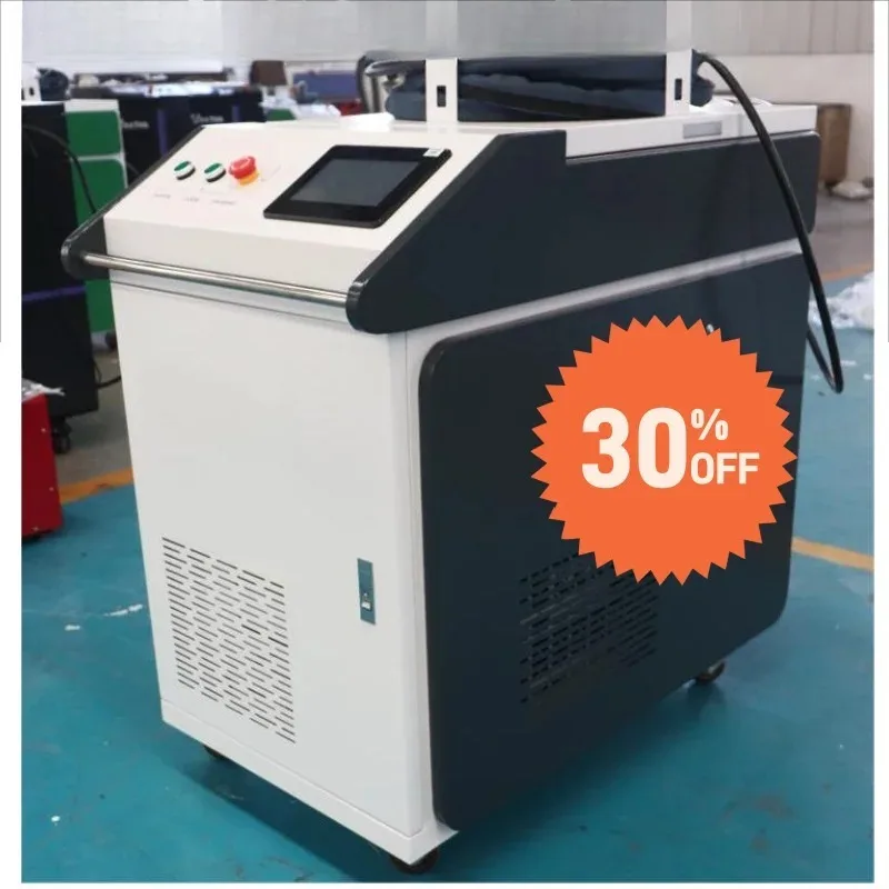 Kontinuierliche Laserreinigungsmaschine zur Entfernung von Rost und Farbe, Metall-Max-Mini-Faserlaser-Reinigungs- und Schweißmaschine Image