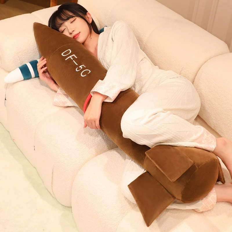 Lustiges Raketenkissen für Erwachsene, weiches Plüsch-Couchkissen, rutschfest, maschinenwaschbar, einzigartiges Geschenk, Heimdekoration Image