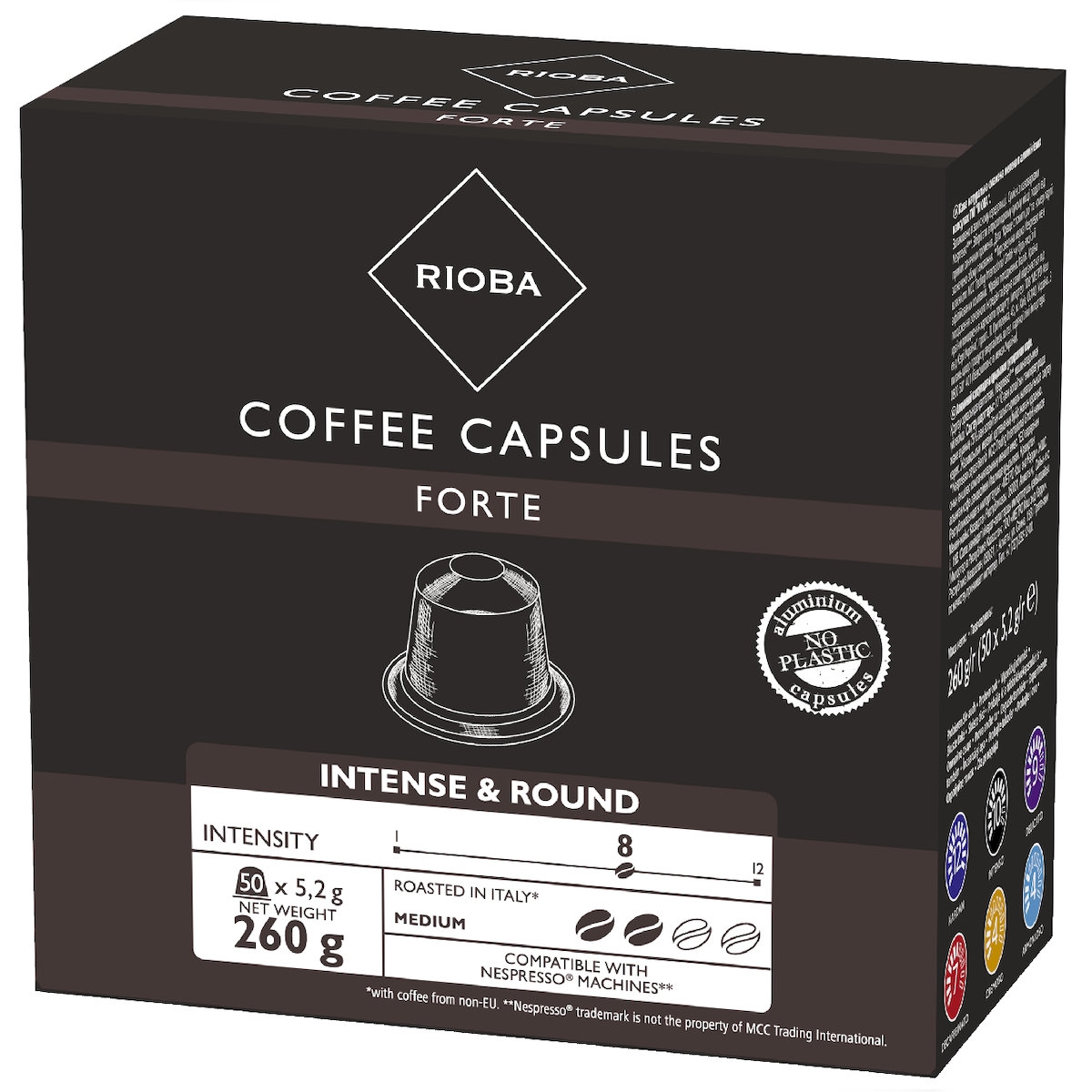 RIOBA Kaffeekapseln Forte 50 Stück (260 g) Image