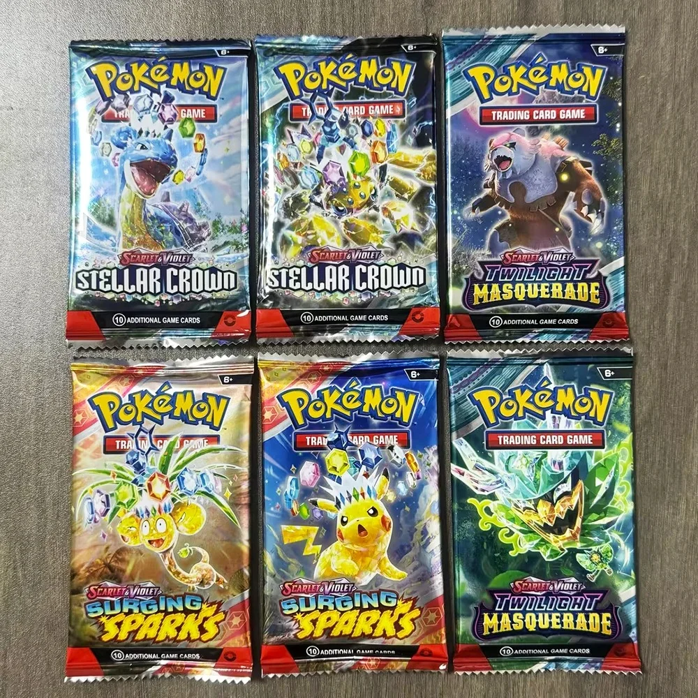 36/40 Stück Pokemon-Karten GX Vmax EX Mega Origin Brilliant Stars Card Shining Game Collection Battle Transaction Card Urlaubsgeschenke Image