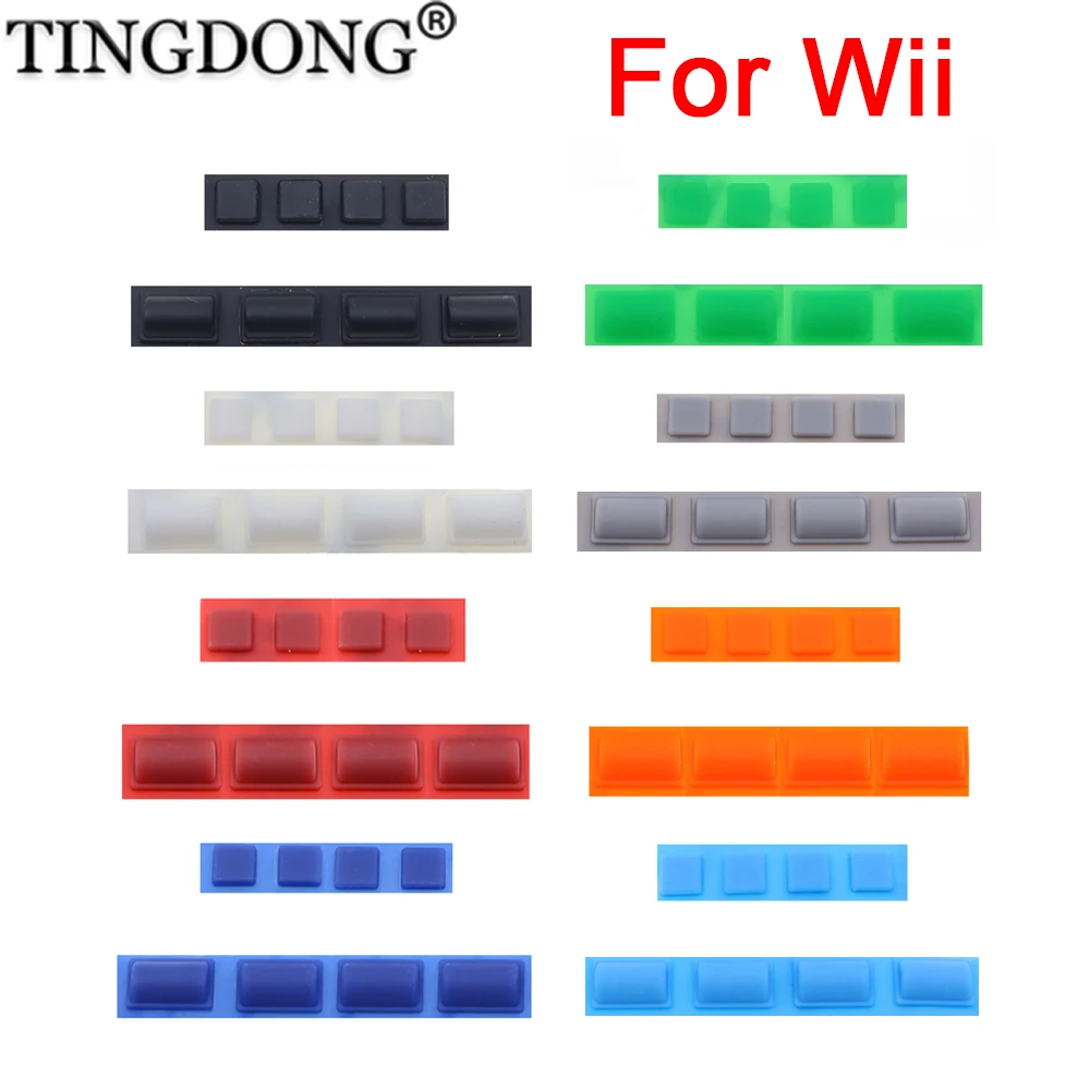 1-10Set Came Konsolenfüße-Abdeckung für WII, Gummifüße, Staubschutzkappe, Abdeckung für Wii, Anti-Rutsch-Pads Image