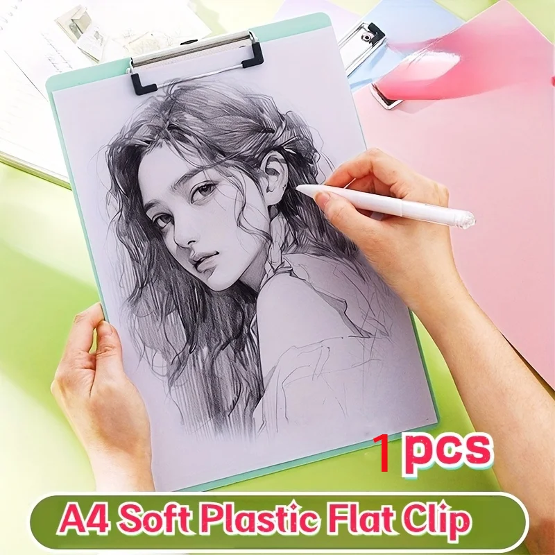 Fortschrittliche PVC-Klemmbretter | Geeignet für Büro-Broschüren, Prüfungsformulare, Klassenlehrer-Aktensysteme, Desktop-Aufbewahrungslösungen Image