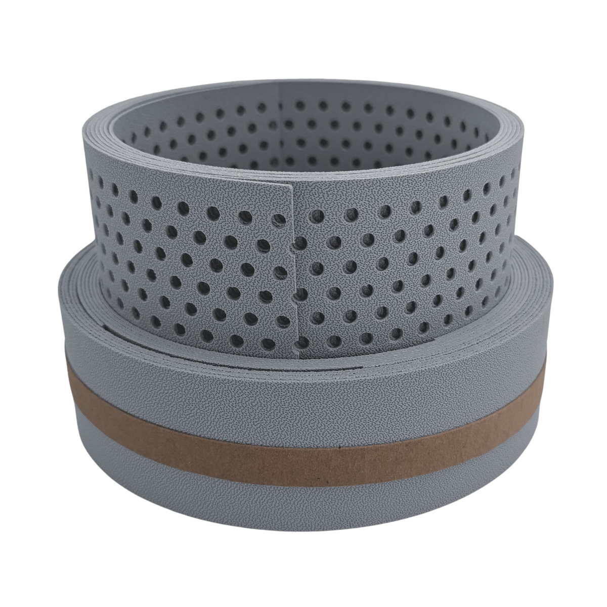 zaun|zu® Sichtschutz Premium Akzentstreifen Set DUO Fenstergrau 2,55m Image