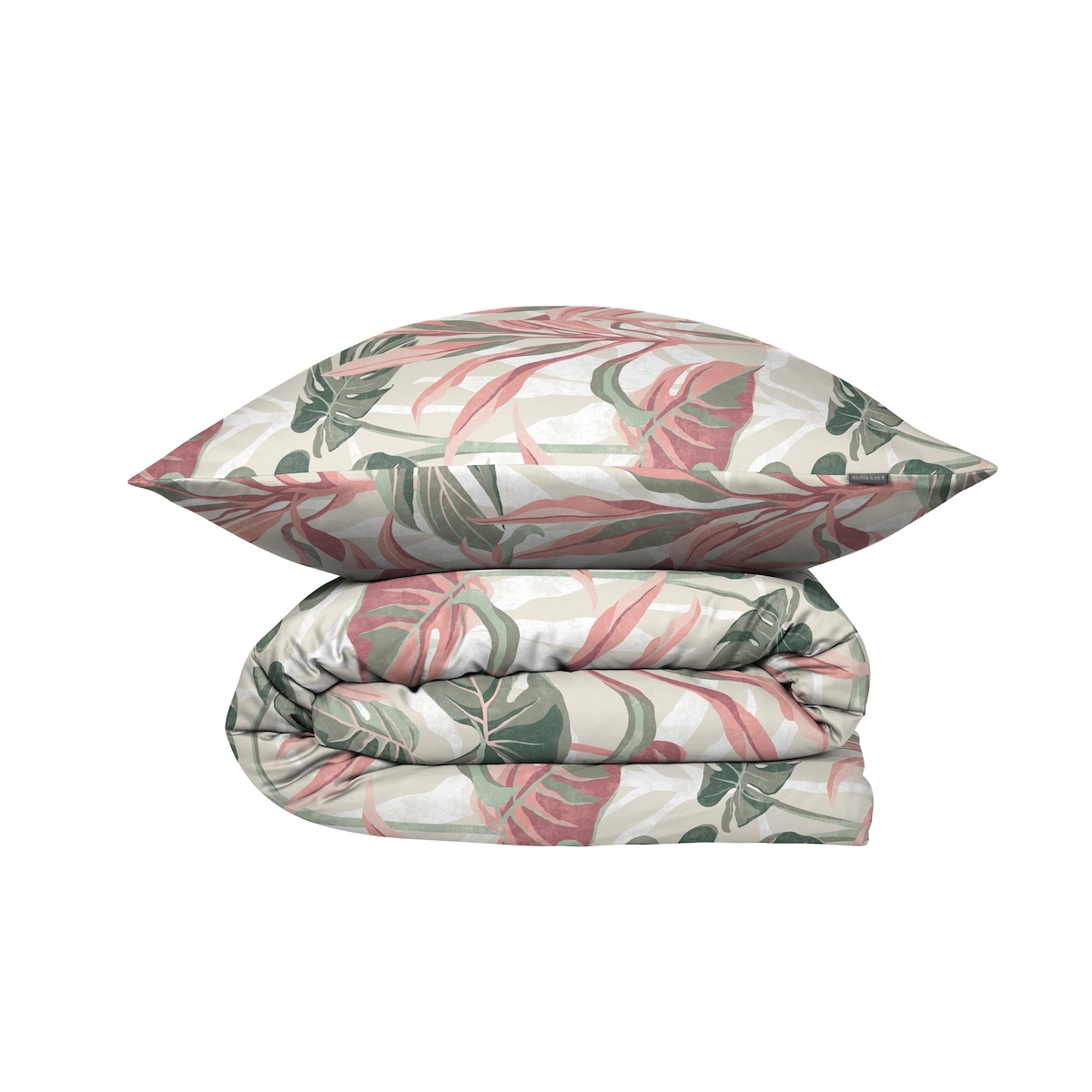 Schiesser Bettwäscheset Camilla - Renforcé - 2-teilig - 155 x 220 cm - Rosa Image