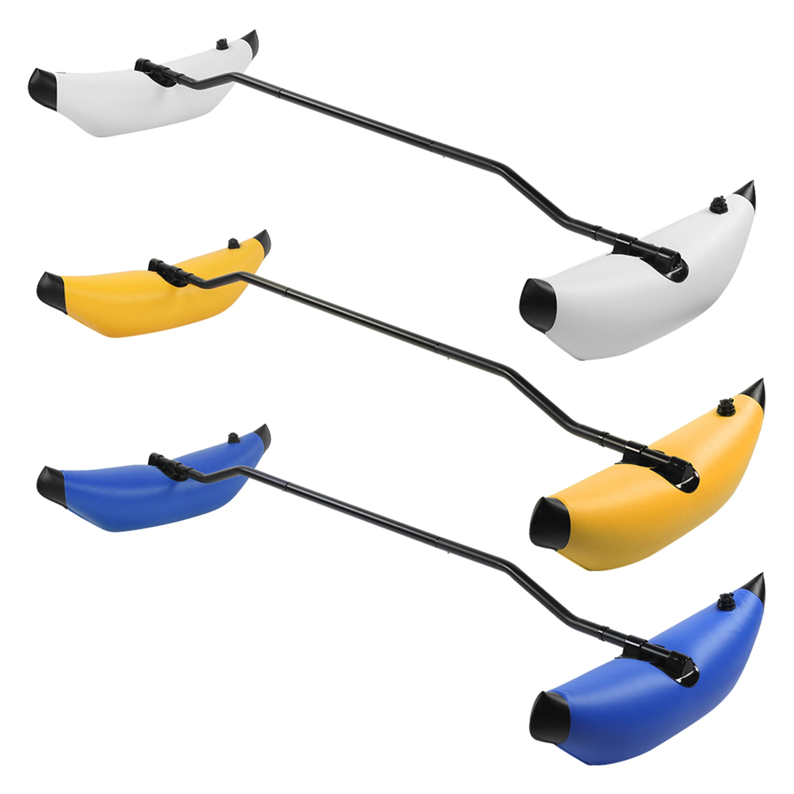 Aufblasbarer Kajak-Stabilisator PVC Kanu-Ausgleichsboje-Set Schwimmende Balancierende Boot-Zubehörteile Kajak-Ausgleichsbojen-Stabilisator Image
