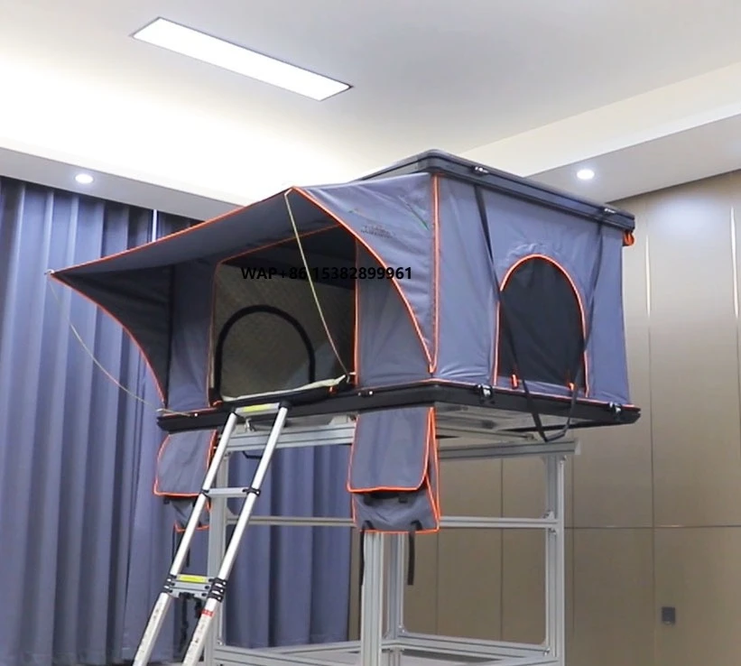 HOTO Neues Zubehör 4x4 Aluminium-Auto-Dachzelt SUV Camping UV-beständiges faltbares Baldachin Wasserdichtes Auto-Dachzelt aus Segeltuch Image