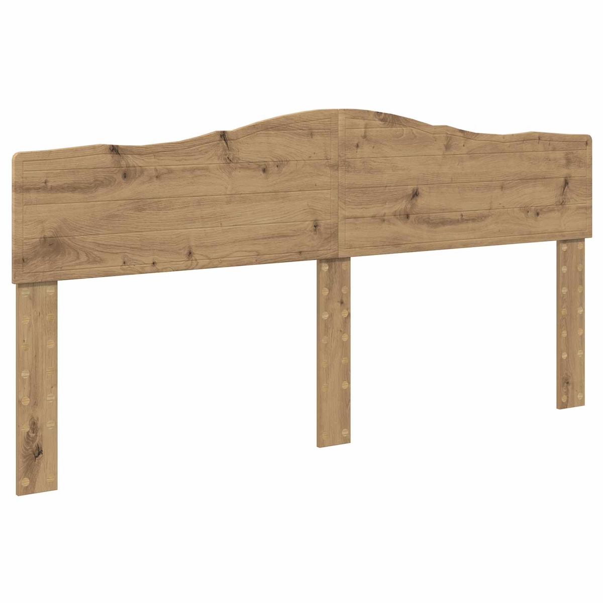 vidaXL Kopfteil Artisan-Eiche 200 cm Holzwerkstoff Image