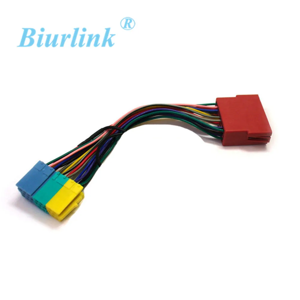 Biurlink Radio Adapter Mini ISO Stecker Verlängerung CD Kabelbaum für AUDI A2 A3 für Audi A4 A6 TT Image