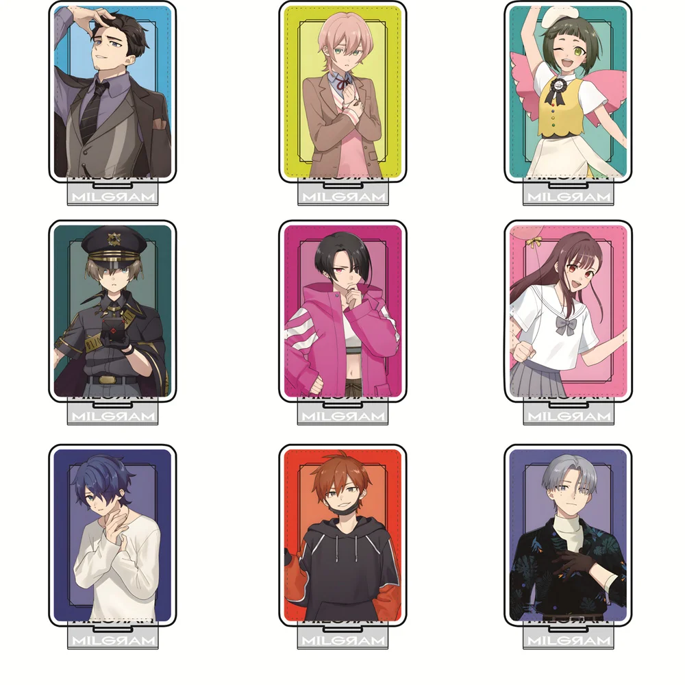 Anime MILGRAM 10 cm Acryl Ständer yuno/Futa/mu/shidou Desktop Dekorationen Zubehör Dekor Geschenke Exquisite Produkte Image