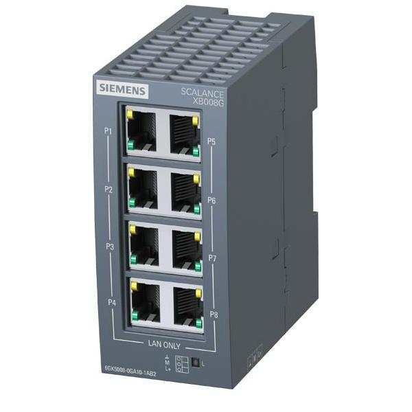 Siemens Dig.Industr. Scalance XB008G 6GK5008-0GA10-1AB2 6GK50080GA101AB2 Image