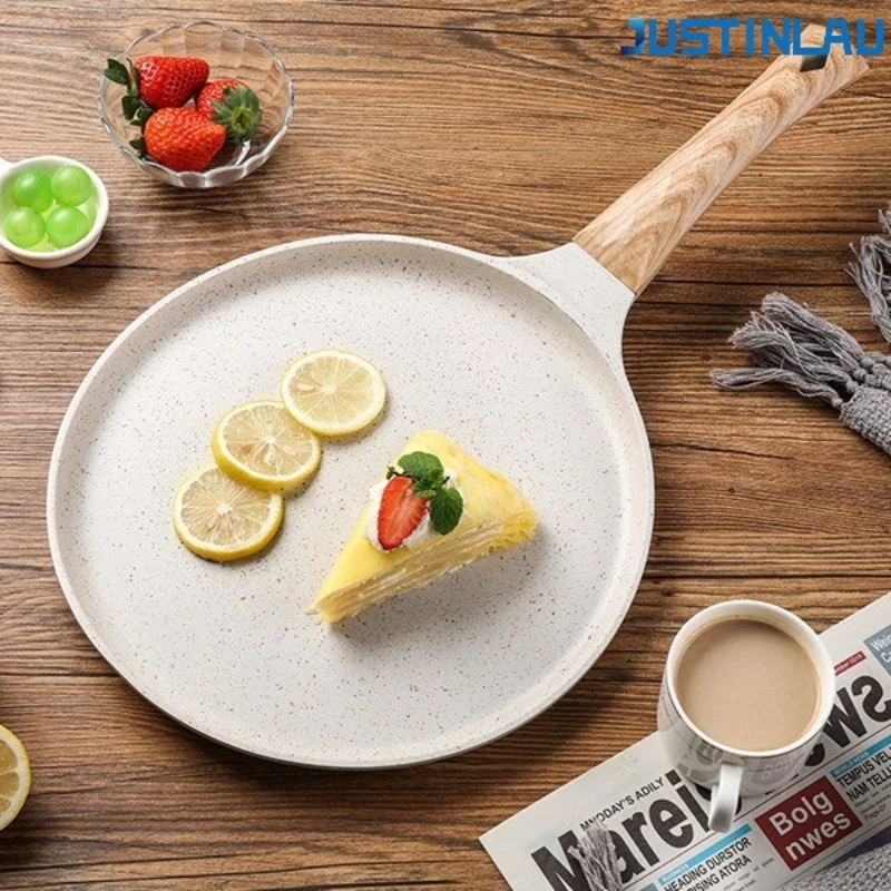 JUSTINLAU 6/8/10 Zoll Antihaft-Magnetit-Bratpfanne Spezielle Antihaft-Bratpfanne für die Küche Kochgeschirr Pfannkuchenpfanne Image