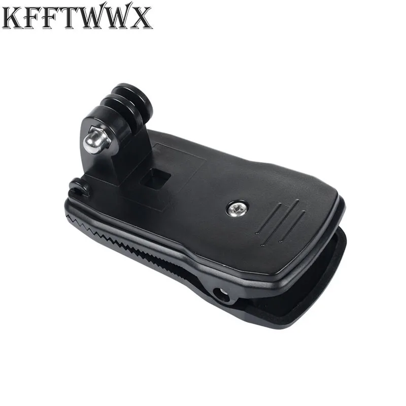 KFFTWWX für Gopro Hero 12 11 10 9 8 Schwarz 7 6 5 4 3 Zubehör 360-Grad-Drehung Clip für YI 4K SJ4000 DBPOWER AKASO EKEN H9R Image