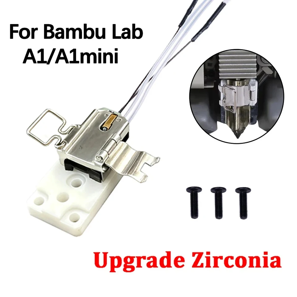 Für Bambu Lab A1/A1mini Hotend Verbesserte Heizbaugruppe Hochtemperaturbeständig Für Bambu Lab A1 Mini Bambulab Zubehör Image