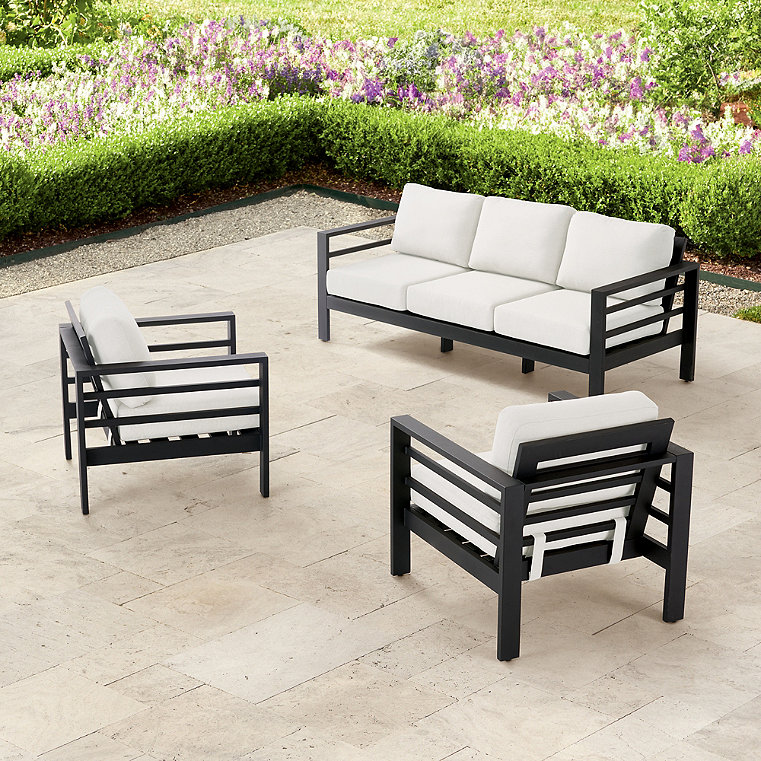 Napa Outdoor Metal Outdoor Sofa Set - Grandin Road