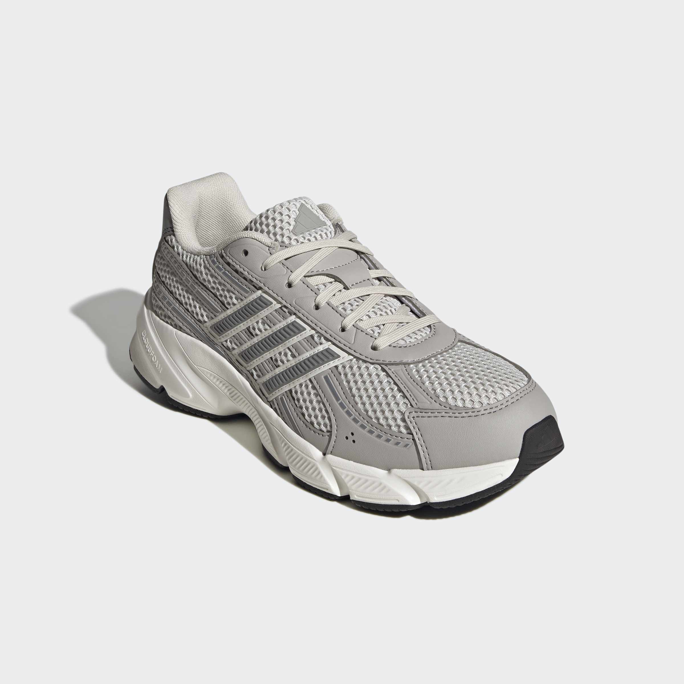 Sneaker ADIDAS SPORTSWEAR "TECHNOCHAOS 2000", Damen, Gr. 40, orbit grau, grau three, grau two, Synthetik, Textil, Schuhe Sneaker