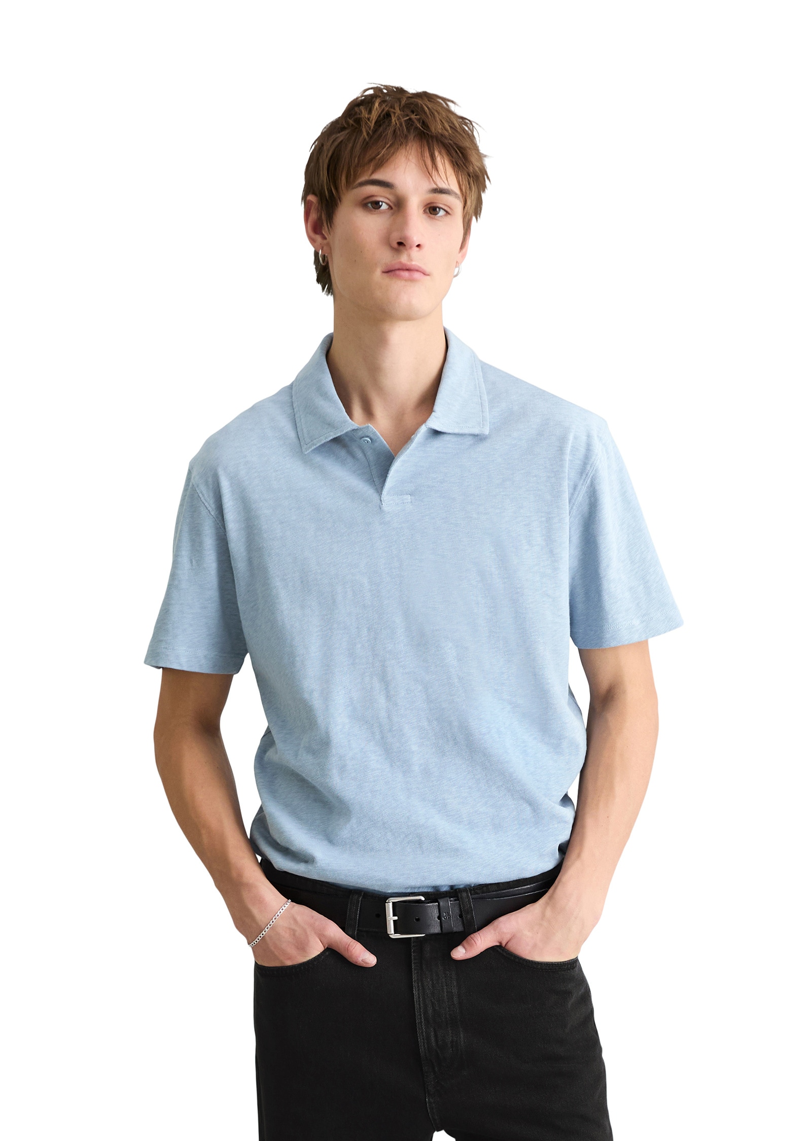 Poloshirt MARC O'POLO DENIM "aus reiner Bio-Baumwolle", Herren, Gr. XXL, petrol blau, Obermaterial: 100% Baumwolle, unifarben, regular fit, Shirts