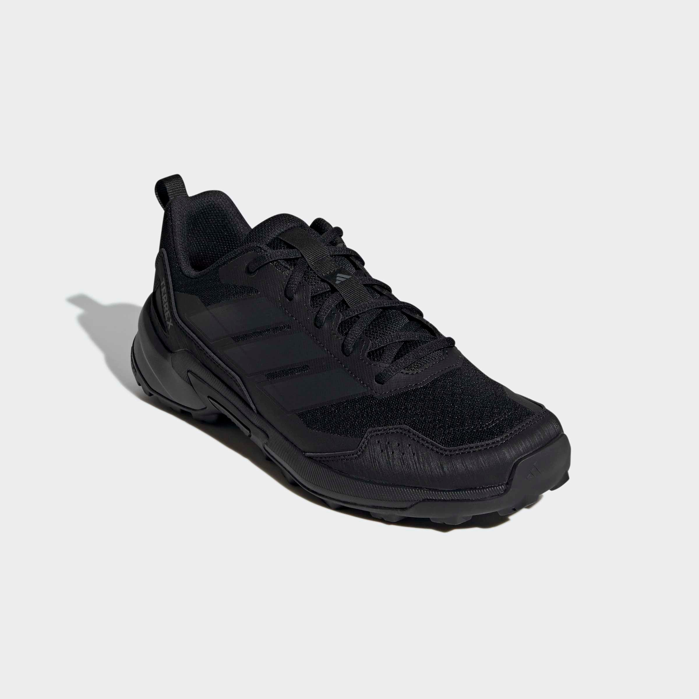 Wanderschuh ADIDAS TERREX "EASTRAIL 3", Herren, Gr. 46, core schwarz, carbon, grau four, Synthetik, Textil, Schuhe Wanderschuh
