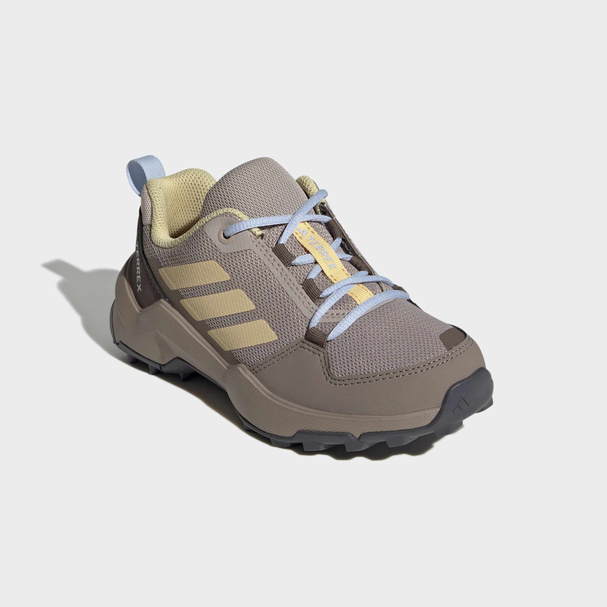 Wanderschuh ADIDAS TERREX "TERREX AX4S", Kinder, Gr. 32, wonder taupe, ice tangerine, crystal sky, Synthetik, Textil, Schuhe Wanderschuh, für Kinder & Jugendliche