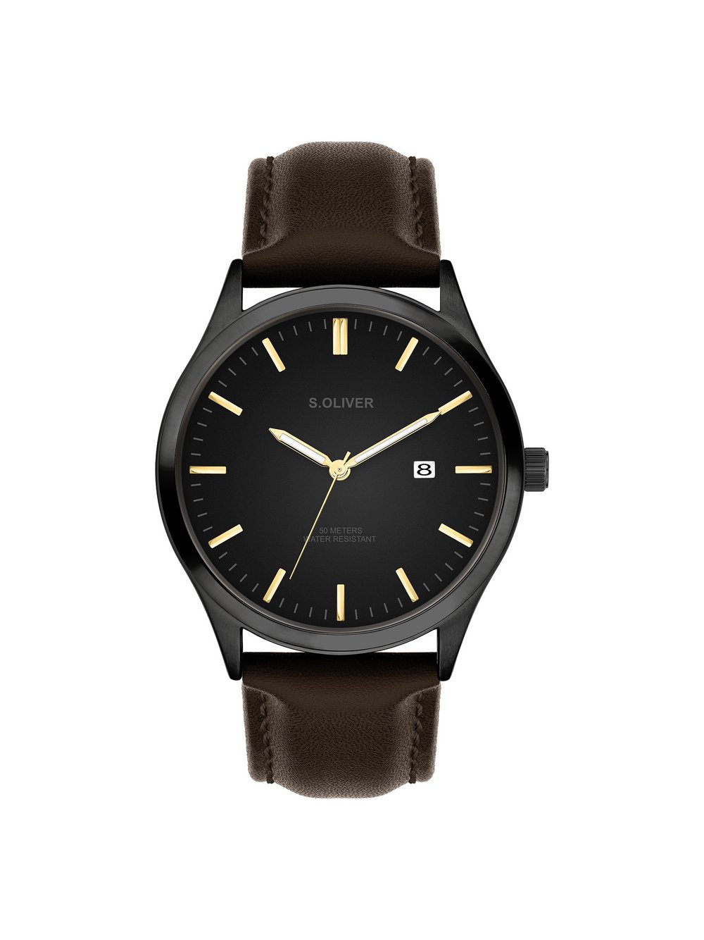 s.Oliver Armbanduhr Herren schwarz, ONE SIZE Image