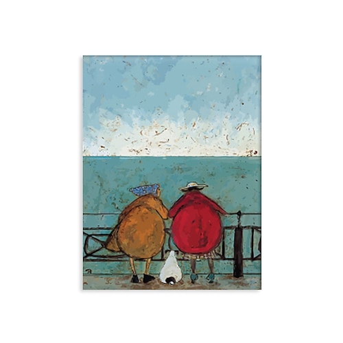 Wandkunst Leinwanddrucke Malerei Kunstwerk Bild Menschen Heimtextilien Dekor gerollte Leinwand kein Rahmen ungerahmt ungedehnt Image