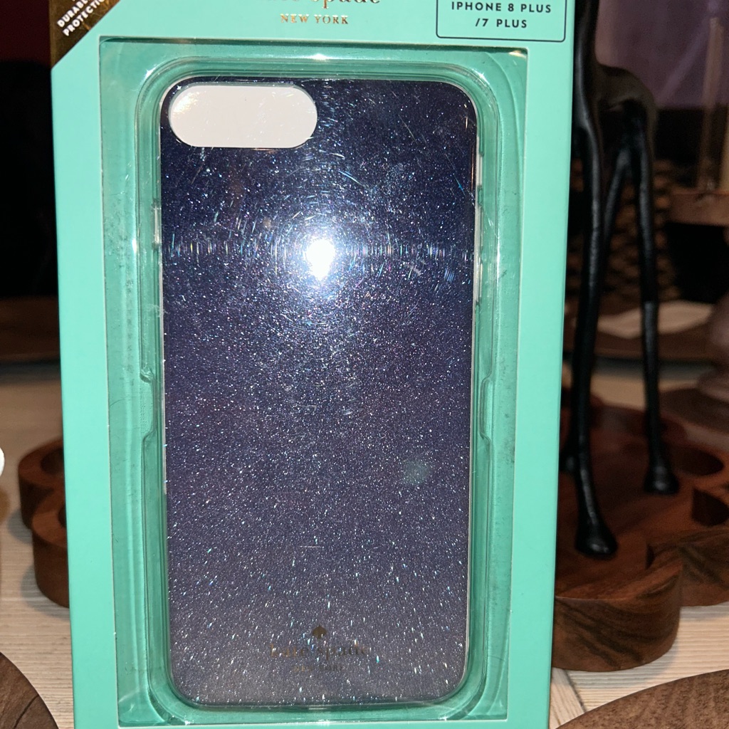 Kate Spade Cell Phones & Accessories | Kate Spade Glittery Ombr Phone Case Iphone 8 Plus/7 Plus, New In Box | Color: Silver | Size: Iphone 8 Plus/ 7 Plus