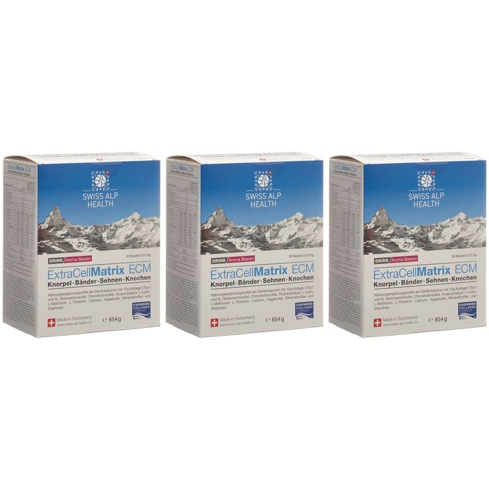 Extra Cell Matrix ECM Knorpelbeeren x3 3x30 St Beutel