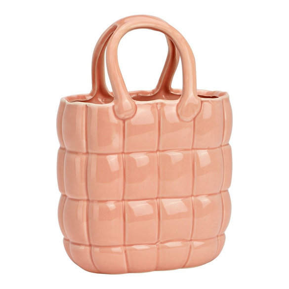 Vase "Handtasche" aus Keramik Gelb Image