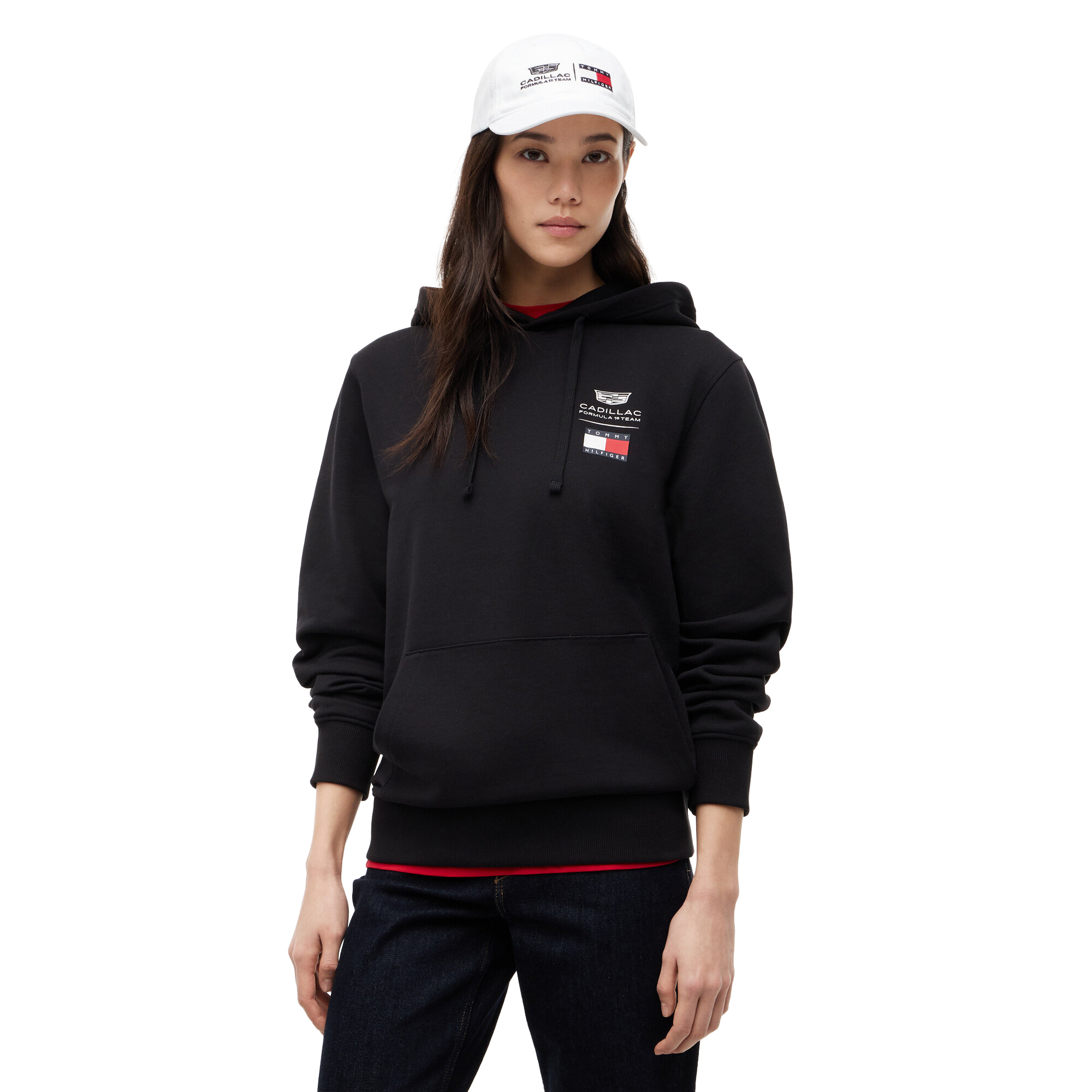 Cadillac Tommy Hilfiger Logo-Hoodie – Schwarz Image