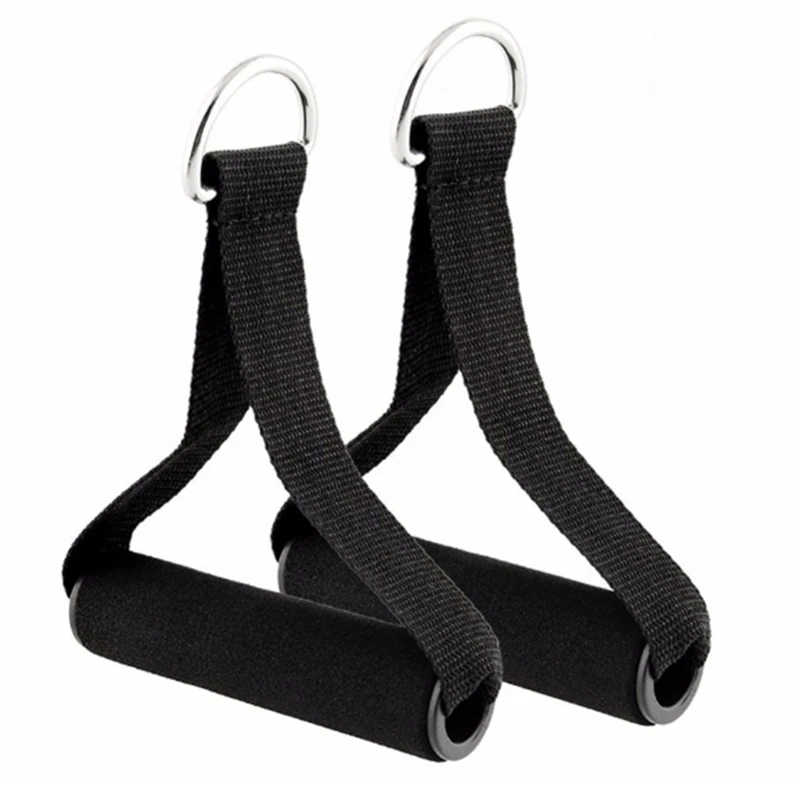 Fitness-Widerstands bänder Griffe Anti-Rutsch-Griff starke Nylon-Gurtband Fitness Hochleistungs-Kabel maschine Trainings geräte