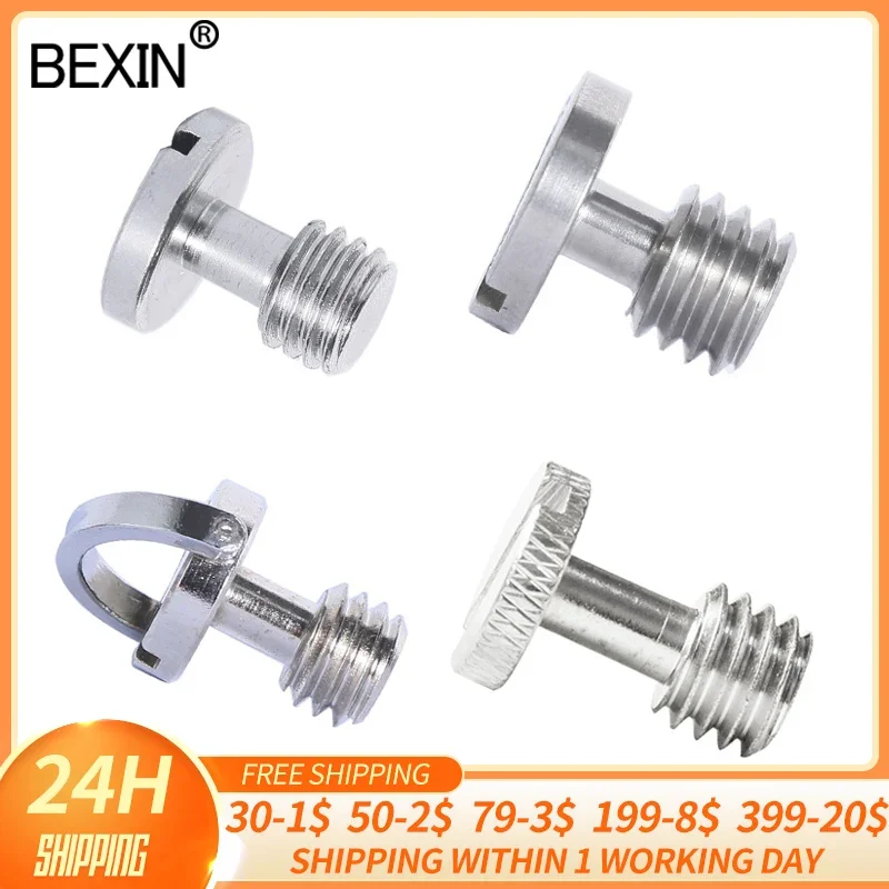 Kamera Schraube 3/8 zoll Digital Mount Schnell Release Schraube Runde Kopf Kamera Platte Schraube Für DSLR Kamera Stativ Image