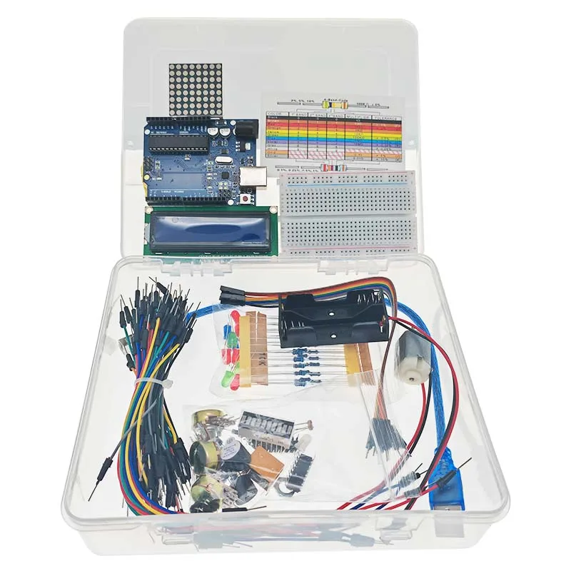 UNO Projekt Basis-Starter-Kit und UNO R3 Kompatibel mit Arduino IDE DIY Elektronik-Set Image