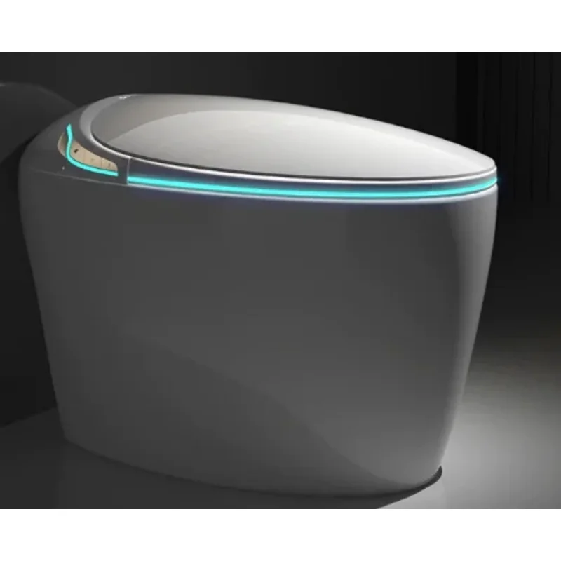 Intelligente Toilette in Eiform, All-in-One, Vollautomatisch mit Fernbedienung, Elektrisches Bidet, Smart-Toilette für den Heimgebrauch Image