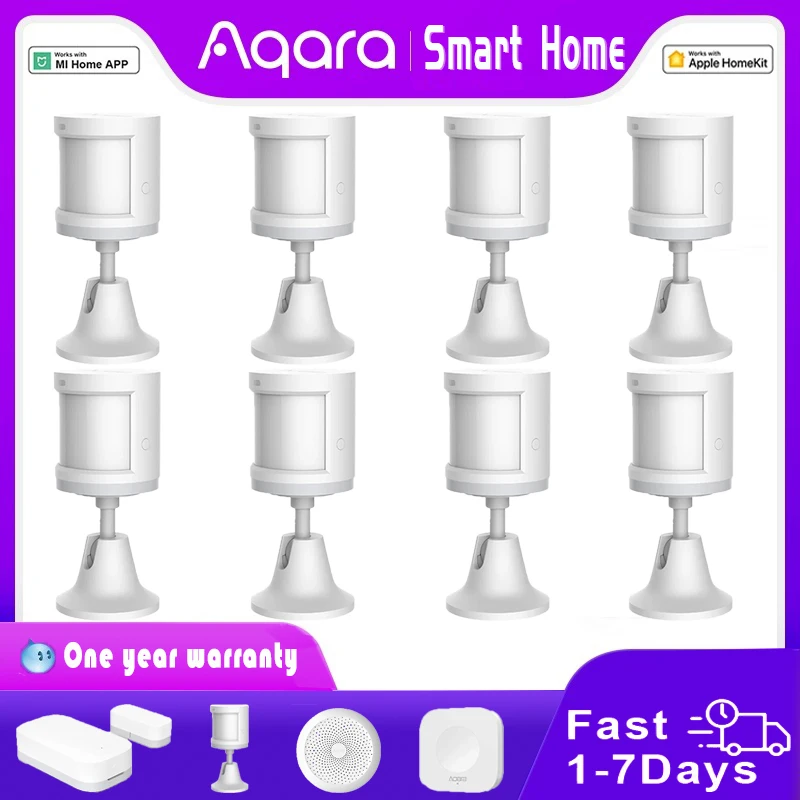 Aqara Motion Sensor Smart Home Menschlichen Körper Sensor Körper Bewegung Drahtlose ZigBee Wifi Gateway Hub Smart Home Homekit Für Xiaomi Image
