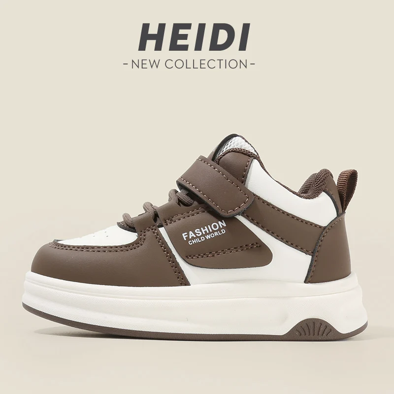 2026 Trendige Mode-Sportschuhe für Kinder Ergonomische Weichsohlen-Kindersneaker PU-Leder Atmungsaktive Laufschuhe für Jungen