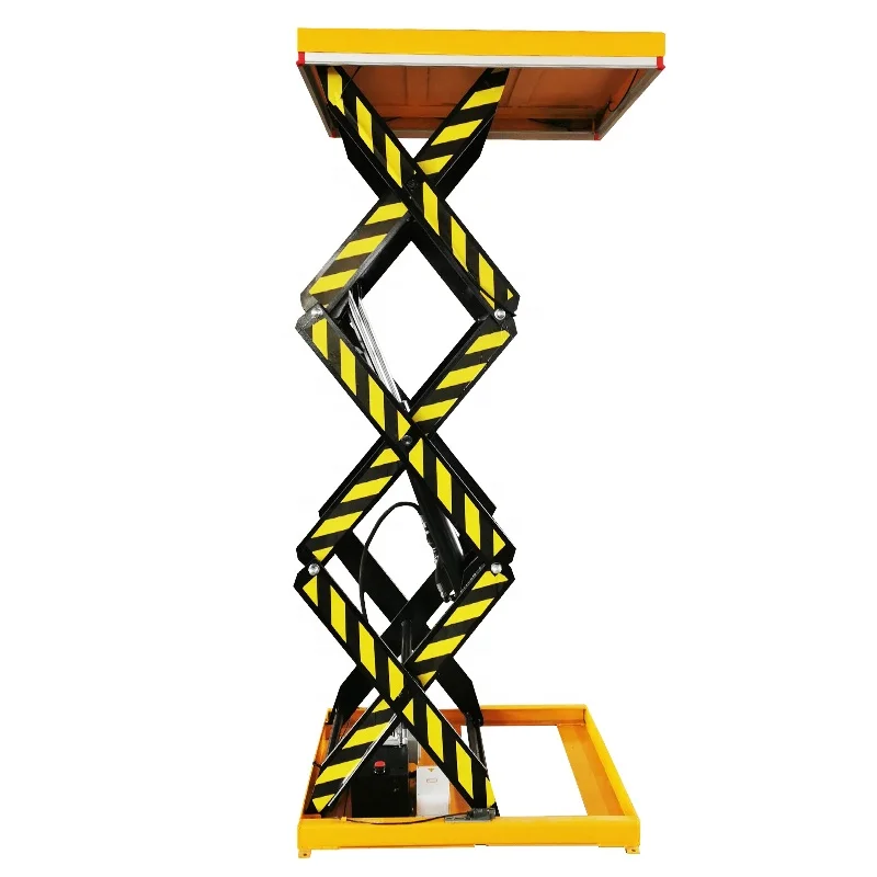 Maßgeschneiderte 1M-5M 1000kg -4000kg europäische CE-Standard stationäre Scheren-Hydraulikhubtische Image