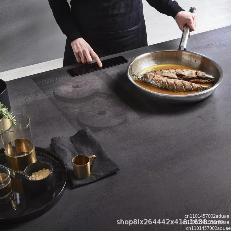 Geeignet für den gewerblichen und privaten Gebrauch, verstecktes Induktionskochfeld – unsichtbare integrierte, magnetische Herd-Kochplatte, unter Granit/Keramik