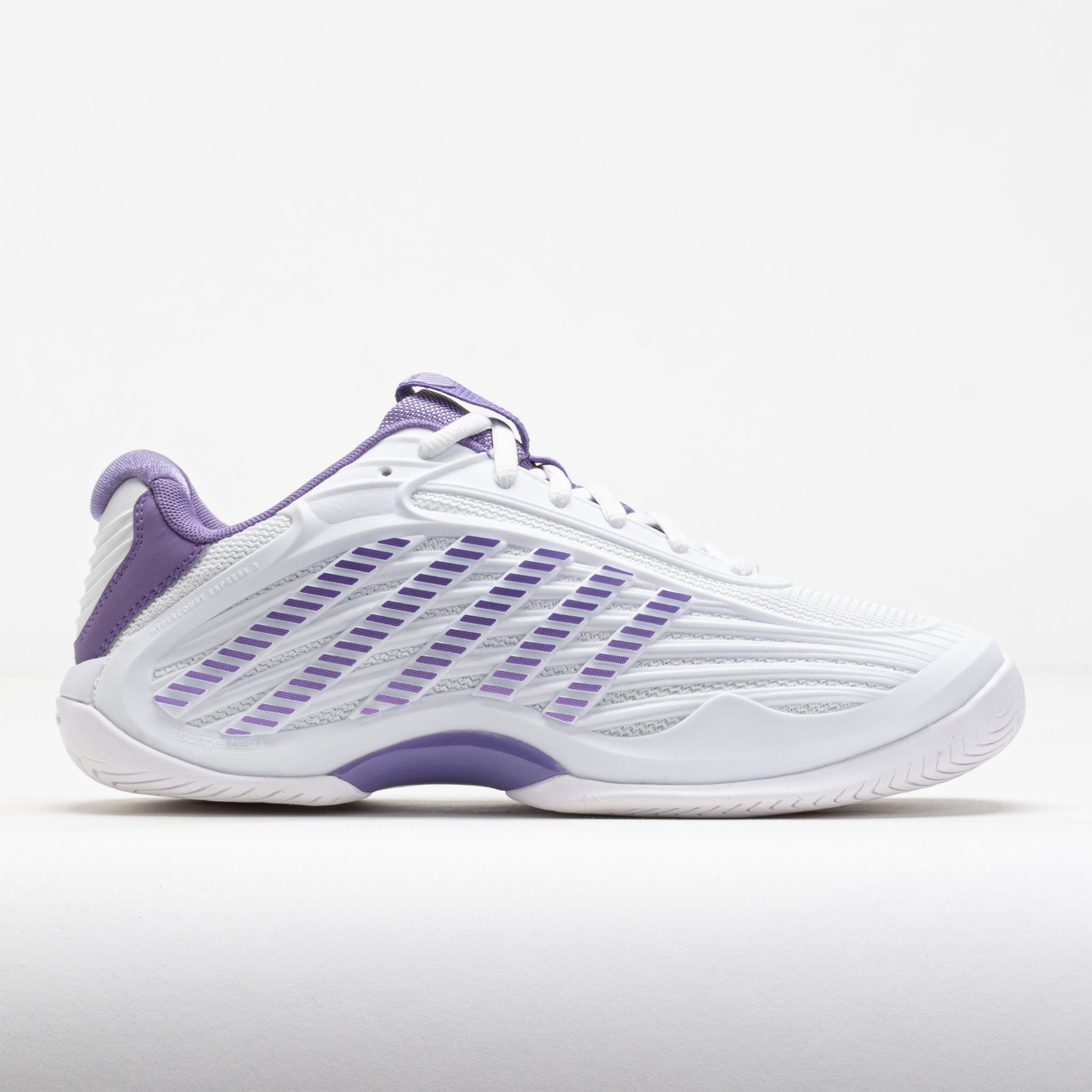 K-Swiss Hypercourt Express 3 Women's Tennis Shoes White/Purple Haze/Lunar Rock