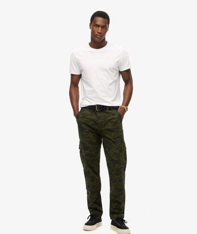 Organic Cotton Core Cargo Pants - White - Superdry Pants
